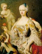 Jacopo Amigoni infanta of Spain, daughter of King Philip V of Spain and of his wife, Elizabeth Farnese, and Queen consort of Sardinia as wife of King en:Victor Amade France oil painting artist